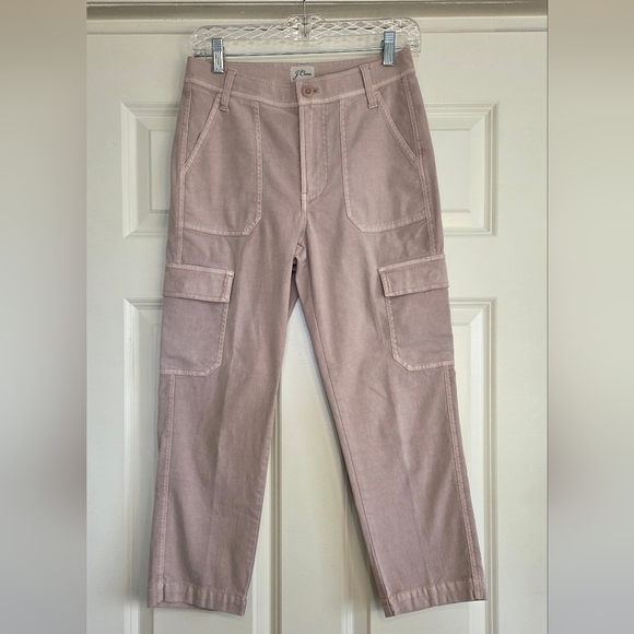 J. Crew The New Straight Leg Cargo Pant in Pale Blossom - Size 24p - Picture 2 of 10